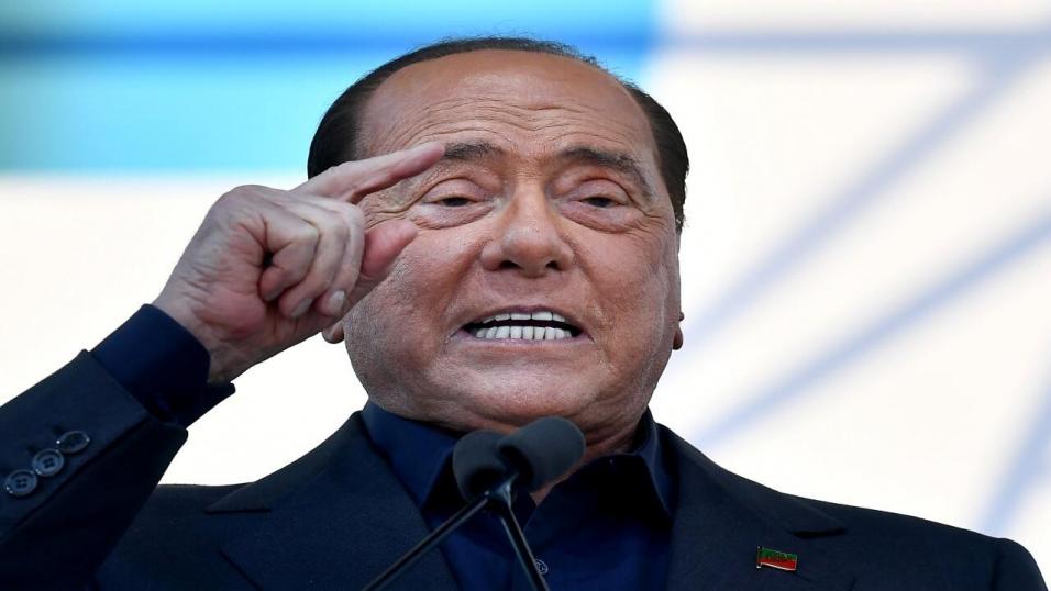 Former Italian prime minister Silvio Berlusconi